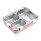 3 Compartment Stainless Steel Lunch Box 900ml