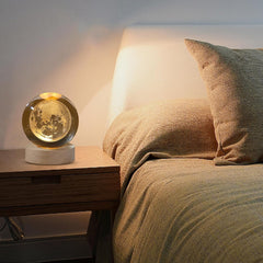 3D Moon Crystal Ball Lamp