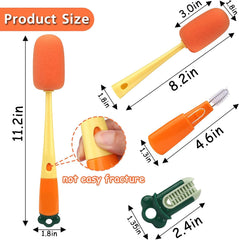 3 in 1 Sponge Brush Bottle Cleaner
