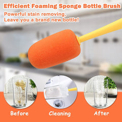 3 in 1 Sponge Brush Bottle Cleaner