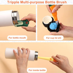 3 in 1 Sponge Brush Bottle Cleaner
