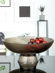 Ribbed Snack Fruit Bowl 10 Inch
