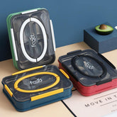 4 Compartment Stainless Steel Lunch Box 1100ml