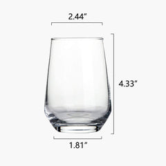 Whiskey Cut Tumbler 390ml Set of 6