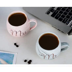 Round Mr. & Mrs. Mug