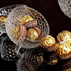 Glass Pudding Dessert Bowl Set of 7