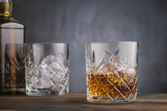 Crystal Grass Whiskey Glass 300ml Set of 6