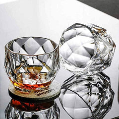 Diamond Shaped Whiskey Glass 340ml Set of 6