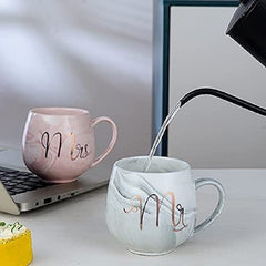 Round Mr. & Mrs. Mug