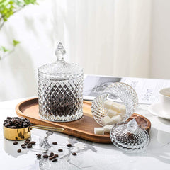 Crystal Candy Jar Set of 2