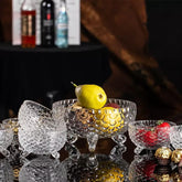 Glass Pudding Dessert Bowl Set of 7