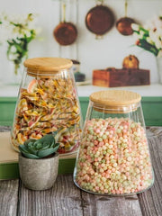 Honey Jar with Wooden Lid 750ml