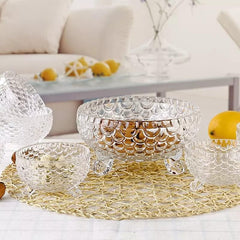 Glass Pudding Dessert Bowl Set of 7