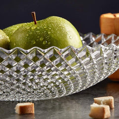 Crystal Fruit Bowl 9 Inch