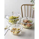 Glass Casserole with Glass Lid