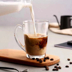 Glass Mug 230ml Set of 6