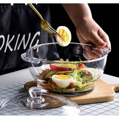 Glass Casserole with Glass Lid