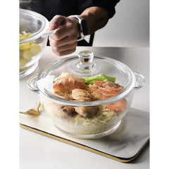 Glass Casserole with Glass Lid