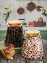 Honey Jar with Wooden Lid 750ml