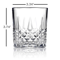 Crystal Rock Whiskey Glass 325ml Set of 6