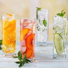 Round Plaza Highball Glass 310ml Set of 6