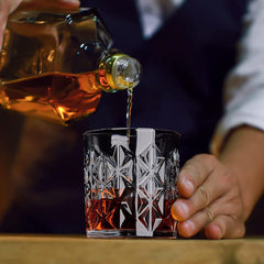 Triangle Pyramid Whiskey Glass 300ml Set of 6