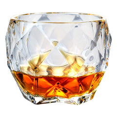 Diamond Shaped Whiskey Glass 340ml Set of 6