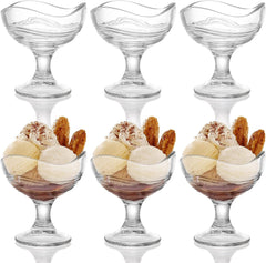 Ice cream Bowl Wave 150ml Set of 6