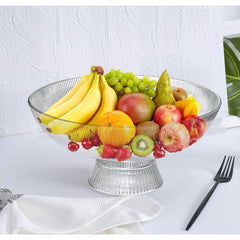Ribbed Snack Fruit Bowl 10 Inch