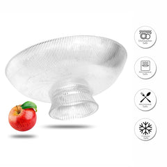 Ribbed Snack Fruit Bowl 10 Inch
