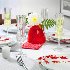 Tall Wine Crystal Glass 155ml Set of 6