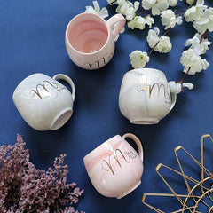 Round Mr. & Mrs. Mug