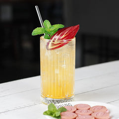 Crystal Striped Juice Glass 280ml Set of 6