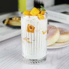 Crystal Striped Juice Glass 280ml Set of 6