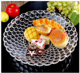 Bubble Glass Fruit Plate 9.5 Inch