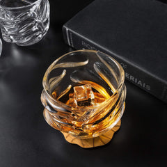 Wavy Style Whiskey Glass 310ml Set of 6
