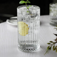 Crystal Striped Juice Glass 280ml Set of 6