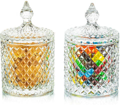 Crystal Candy Jar Set of 2