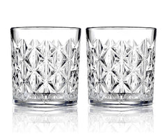 Triangle Pyramid Whiskey Glass 300ml Set of 6