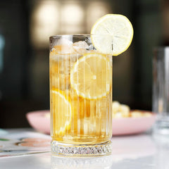 Crystal Striped Juice Glass 280ml Set of 6