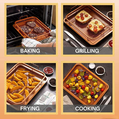 Air Fryer Basket & Tray for Oven