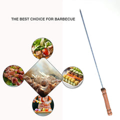 BBQ Stainless Steel Skewers Set of 12pcs
