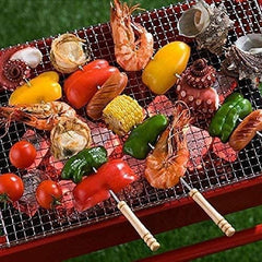 BBQ Stainless Steel Skewers Set of 12pcs