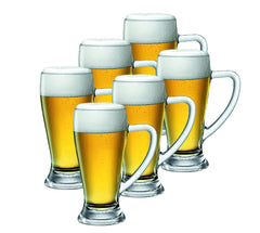Beer Glass Mug 270ml Set of 6