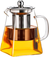 Borosilicate Glass Pyramid Kettle 750ml