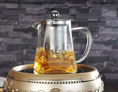 Borosilicate Glass Pyramid Kettle 750ml