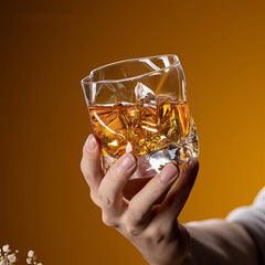 Crumpled Whiskey Tumbler 280ml Set of 6