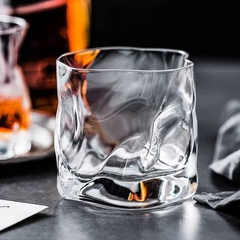 Crumpled Whiskey Tumbler 280ml Set of 6