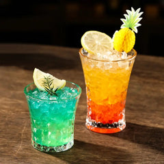 Crystal Tall Narrow Glass 250ml Set of 6