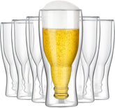 Double Wall Creative Flip Beer Glass 250ml